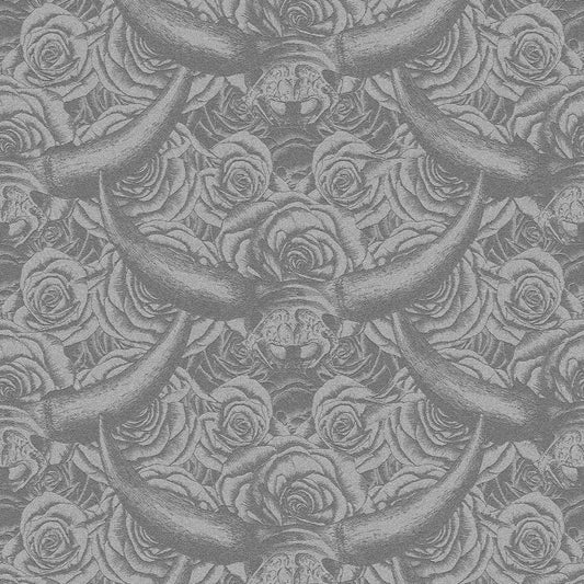 Rose Between Two Horns Wallpaper