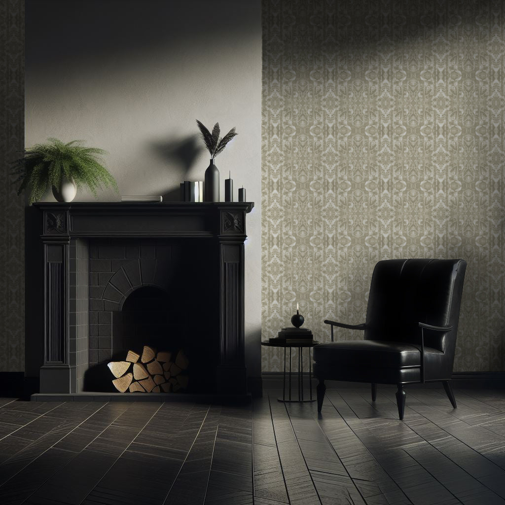 Gothic Damask Wallpaper