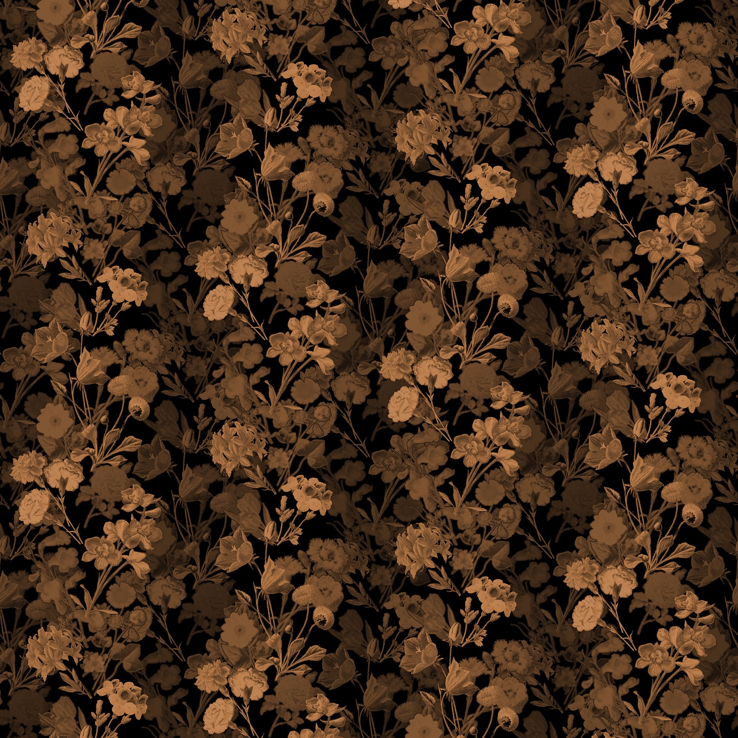 Floral Stripe Wallpaper